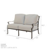 Hanamint Biscayne Loveseat - 504423-31