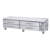 Blue Air BACB74M-HC | 74" Wide 4 Drawer Chef Base Refrigerator - BACB74M-HC