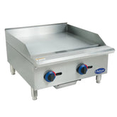 Globe C24GG Chefmate 24" Gas Griddle - 60,000 BTU - GLC24GG