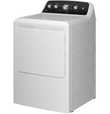 GE APPLIANCES GTD48GASWWB GE(R) 7.2 cu. ft. Capacity Gas Dryer with Up To 120 ft. Venting and Extended Tumble - GTD48GASWWB-KT