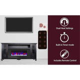 Cambridge Somerset 70" Electric Fireplace TV Stand with Remote – CAM6938-2MAH