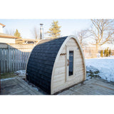 Canadian Timber MiniPod CTC77MW 2-4 Person Traditional Outdoor Sauna by Dundalk Leisurecraft
