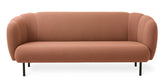 Warm Nordic Cape 3-Seater Sofa with Stitches - 2101073