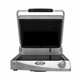 Cadco CPG-15F 15-3/4" Jumbo Single Smooth-Top Clamshell Grill - CDCPG15F