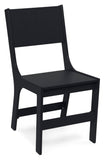 Loll Designs Cricket Dining Chair - Solid Back - AL-CS-BL