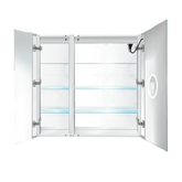 Krugg Svange 3636R 36" X 36" LED Bi-View Medicine Cabinet with Dimmer & Defogger SVANGE3636R - Backyard Provider