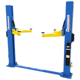 Dannmar D2-8F 8,000-lbs. Capacity Two-Post Lift / Floorplate / Includes Stackable Pads