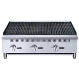 Chef AAA - Commercial 36 in. Countertop Charbroiler - TCCB36