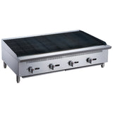 Chef AAA - Commercial 48 in. Countertop Charbroiler - TCCB48