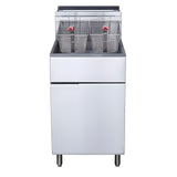 Chef AAA - Commercial 70lbs Liquid Propane Gas Fryer with 5 Tube Burners -TCF5-LPG