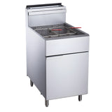 Chef AAA - Commercial 70lbs Liquid Propane Gas Fryer with 5 Tube Burners -TCF5-LPG