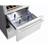 Kucht 24 in. 108 Bottle Dual Zone Wine Cooler, - K510WB Kucht