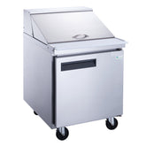 Chef AAA Commercial 29" 12 Pan Salad Sandwich Food Prep Table Refrigerator Mega Top 6.5cu.ft NSF - TSP29M