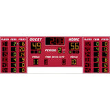 Electro-Mech Basketball/Volleyball Scoreboard With 6-Player Stat Panels - LX2556