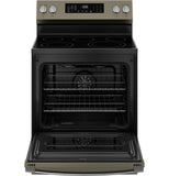 GE APPLIANCES GRF600AVES GE(R) 30" Free-Standing Electric Convection Range with No Preheat Air Fry and EasyWash(TM) Oven Tray - GRF600AVES-KT
