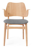 Warm Nordic Gesture Dining Chair - Upholstered Seat - 2405026