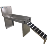 Groomer's Best Stainless Steel In-Line Dog Grooming Bath Tub ADA Compliant - GB-GB48INTADA