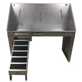 Groomer's Best 58 ADA Compliant Walk-Through Bath Tub w/ Lift & Slide ramp - GB-GB58WTADA-L