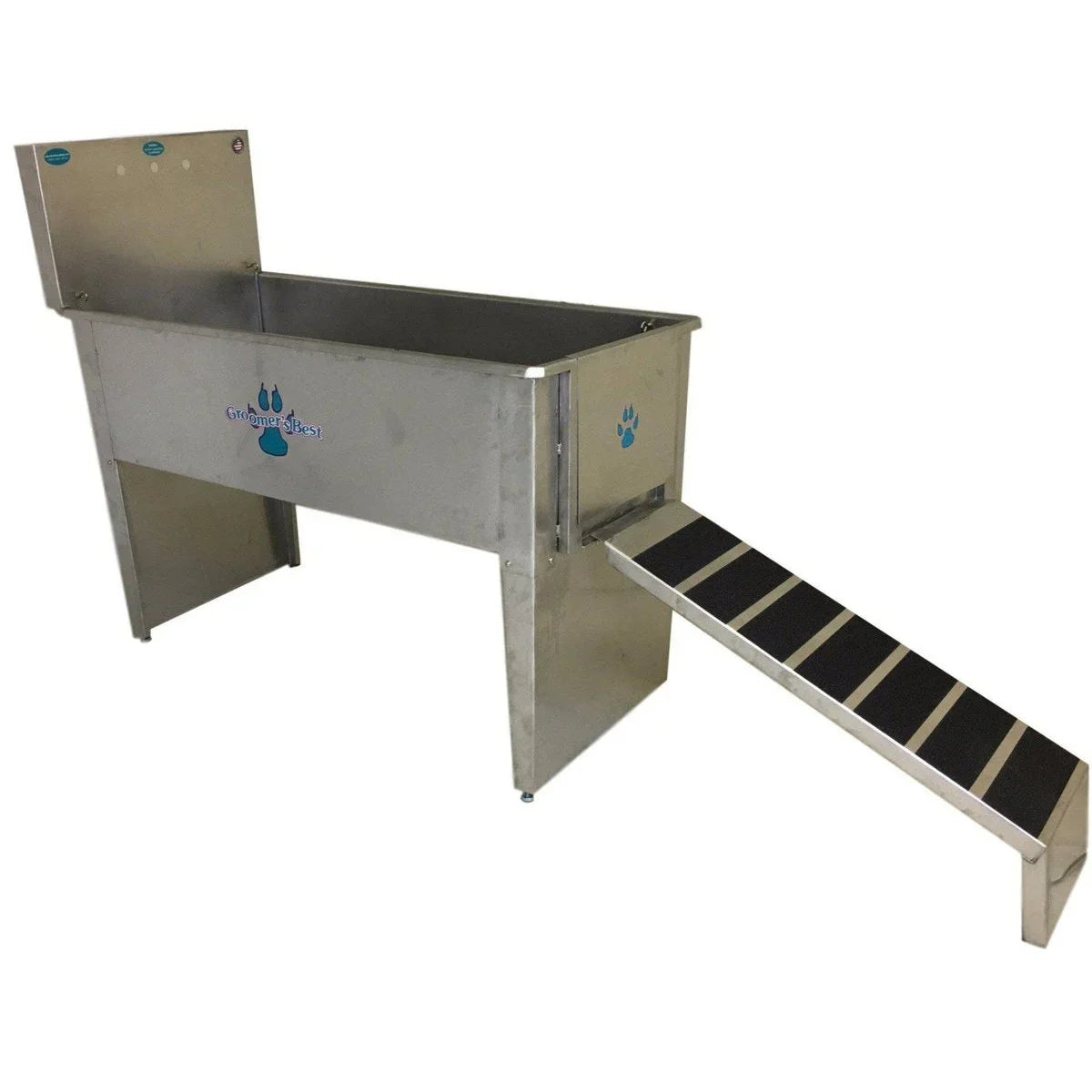 Groomer's Best Stainless Steel In-Line Dog Grooming Bath Tub - GB-GB48INT