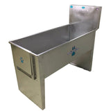 Groomer's Best Stainless Steel In-Line Dog Grooming Bath Tub - GB-GB48INT