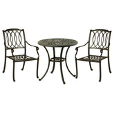 Hanamint Mayfair 30" Round Dining Set 3 Piece Set - 208530-06