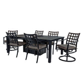 Hanamint Sherwood 47" X 84" Fire Dining Set 7 Piece Set - 26603