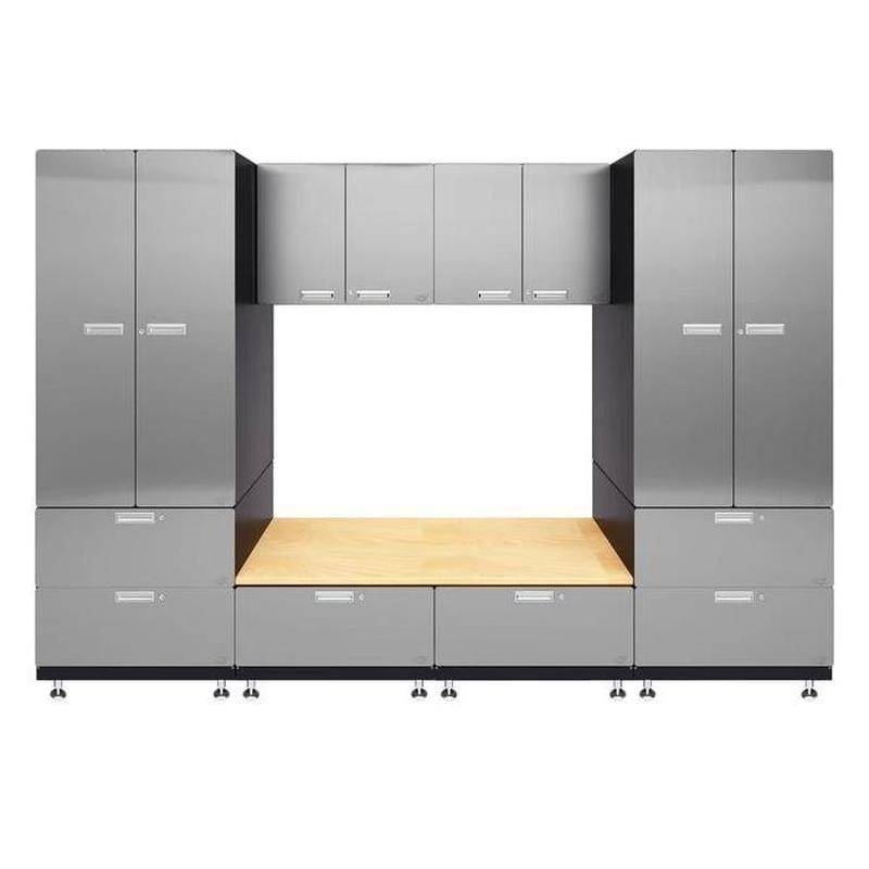 Hercke Kit 9 – Storage Bench Garage Cabinet System