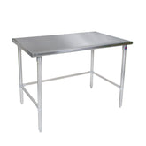 John Boos 48" W x 30" D Work Table with Stainless Steel Top - JBST63048GBK