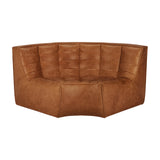 Ethnicraft N701 Round Leather Corner - ETH-20079