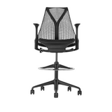 Herman Miller Sayl Stool - HER-AS7SA52PFN2BKC7BKBK3014