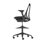 Herman Miller Sayl Stool - HER-AS7SA52PFN2BKC7BKBK3014