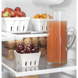 GE 27-cu ft French Door Refrigerator with Ice Maker and Water dispenser White Energy Star - GNE27JGMWW