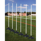 Jaypro Coaching Sticks - Premium with Rubber base (Set of 6) - RBCS-6