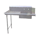 John BoosSoiled Straight 60" W x 30" D Dishtable, Pre-Rinse Sink - JDTS-20-60L