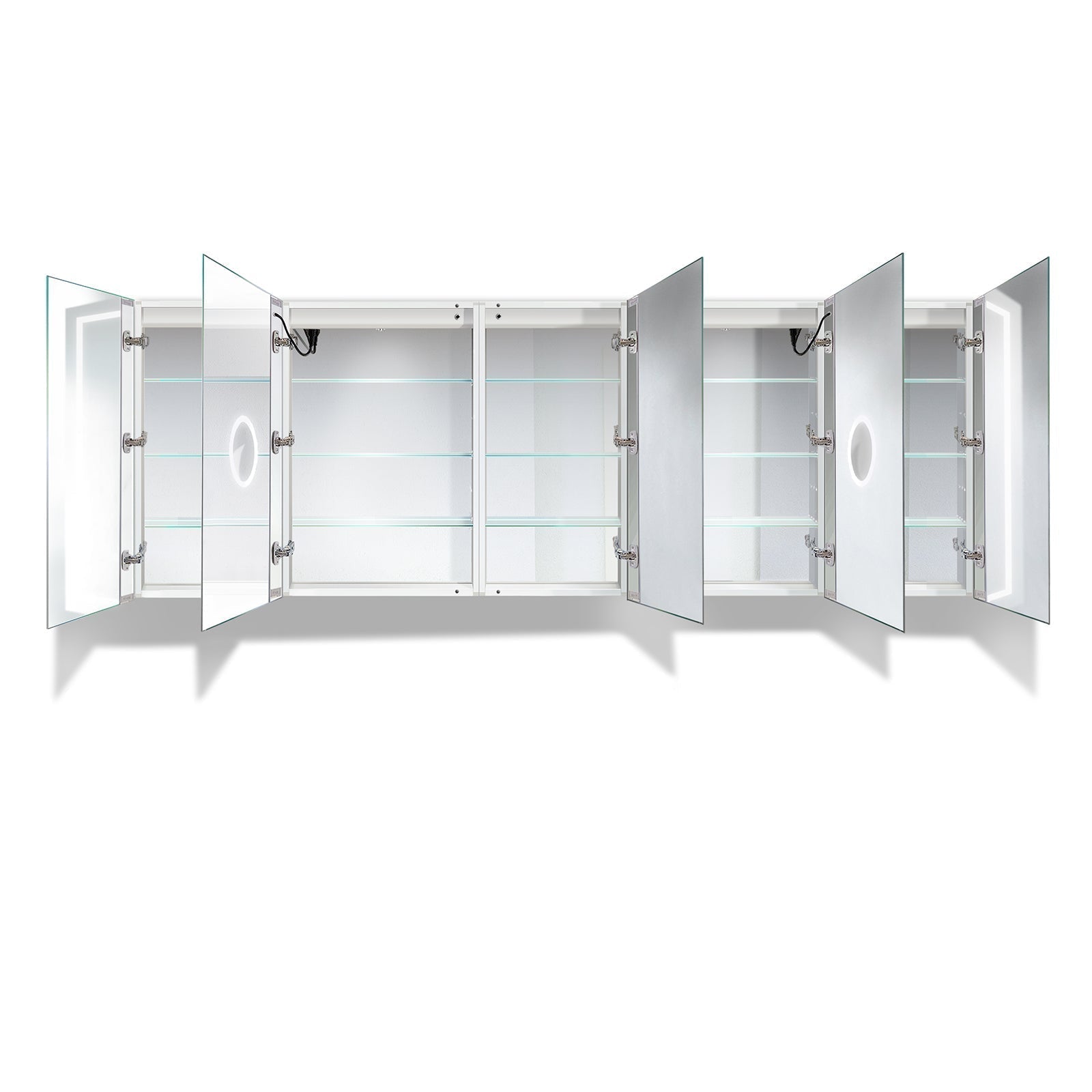 Krugg Svange 10236DLLRRR 102″ X 36″ LED Medicine Cabinet with Dimmer & Defogger SVANGE10236DLLRRR - Backyard Provider