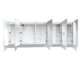 Krugg Svange 10236DLLRRR 102″ X 36″ LED Medicine Cabinet with Dimmer & Defogger SVANGE10236DLLRRR - Backyard Provider