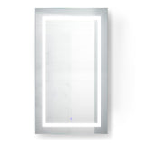 Krugg Svange 2442R 24″ X 42″ LED Medicine Cabinet with Dimmer & Defogger SVANGE2442R - Backyard Provider