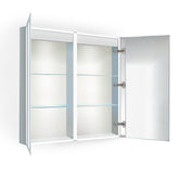 Krugg Kinetic 30″ x 30" LED Medicine Cabinet with Dimmer & Defogger KINETIC3030 - Backyard Provider