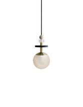 Ladies & Gentlemen Maru Pendant - Brass - Maru-Brass-6-Short-Cream