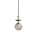 Ladies & Gentlemen Maru Pendant - Brass - Maru-Brass-6-Short-Cream