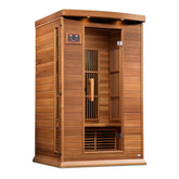 Maxxus 2-Person Near Zero EMF Under 2MG FAR Infrared Sauna Canadian Red Cedar