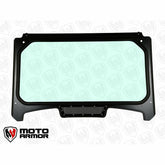 Moto Armor Polaris RZR Trail S Vented Glass Windshield - MA-RZTRL-WS-GLS-BLK-Y