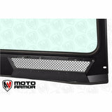 Moto Armor Polaris General Vented Glass Windshield - MA-GEN-WS-GLS-BLK-C-N