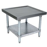 John Boos Heavy-Duty 30" W x 24" D Machine Equipment Stand Stainless Steel Shelf - MS4-2430SSK