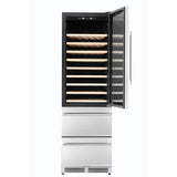 Kucht 24 in. 108 Bottle Dual Zone Wine Cooler - K510WB