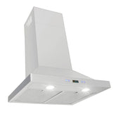 ProLine Wall Mounted Range Hood, Convertible to Ductless, 600/1200 CFM, Stainless Steel Finish, Black Finish Proline - PLFW 520