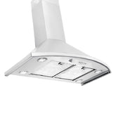 Proline Wall Mounted Range Hood, Ducted, 600 CFM, Stainless Steel Finish, Black Finish Proline Vector - PLFW Vector.30