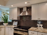 Proline Wall Mounted Range Hood, Ducted, 600 CFM, Stainless Steel Finish, Black Finish Proline Vector - PLFW Vector.30