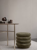 Ferm Living Pouf Oval Faded Velvet - Small - 1104264558