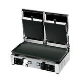 Univex PPRESS2F Double Countertop Panini Press with Smooth Cast Iron Plates - UVPPRESS2F